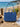 Borsa Mare Paglia Blu